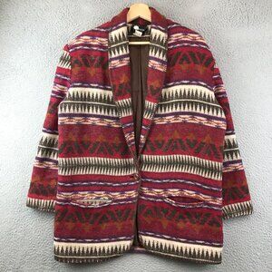 Vintage First Option Blazer Size L Jacket Vintage Wool Blend Ranch Wear Southwes